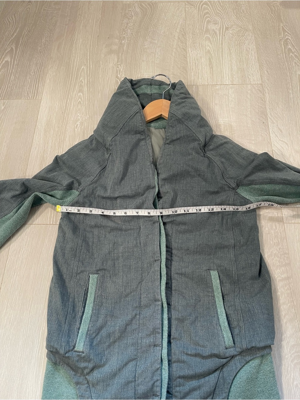 Lululemon To Class Jacket Burlap Texture Deep Shore Earl Grey Green size 6 - Picture 10 of 16